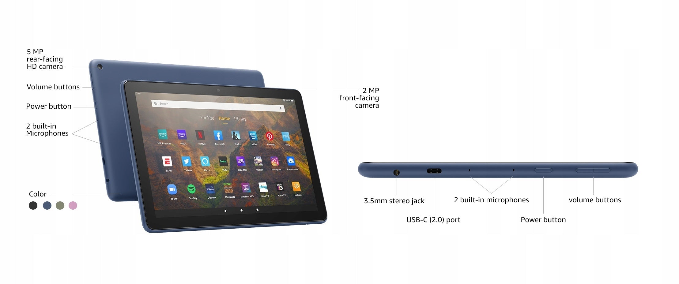 Amazon Fire HD10 32GB 2021, blau 