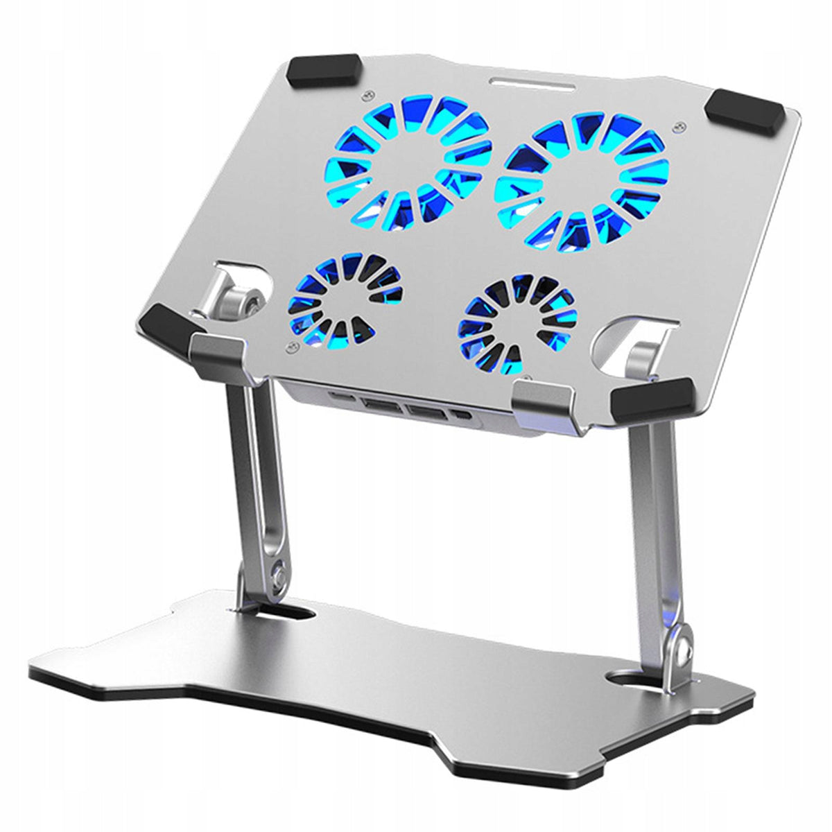 Tablet Stand with Cooling Fan Tablet Riser Height Adjustable Aluminium