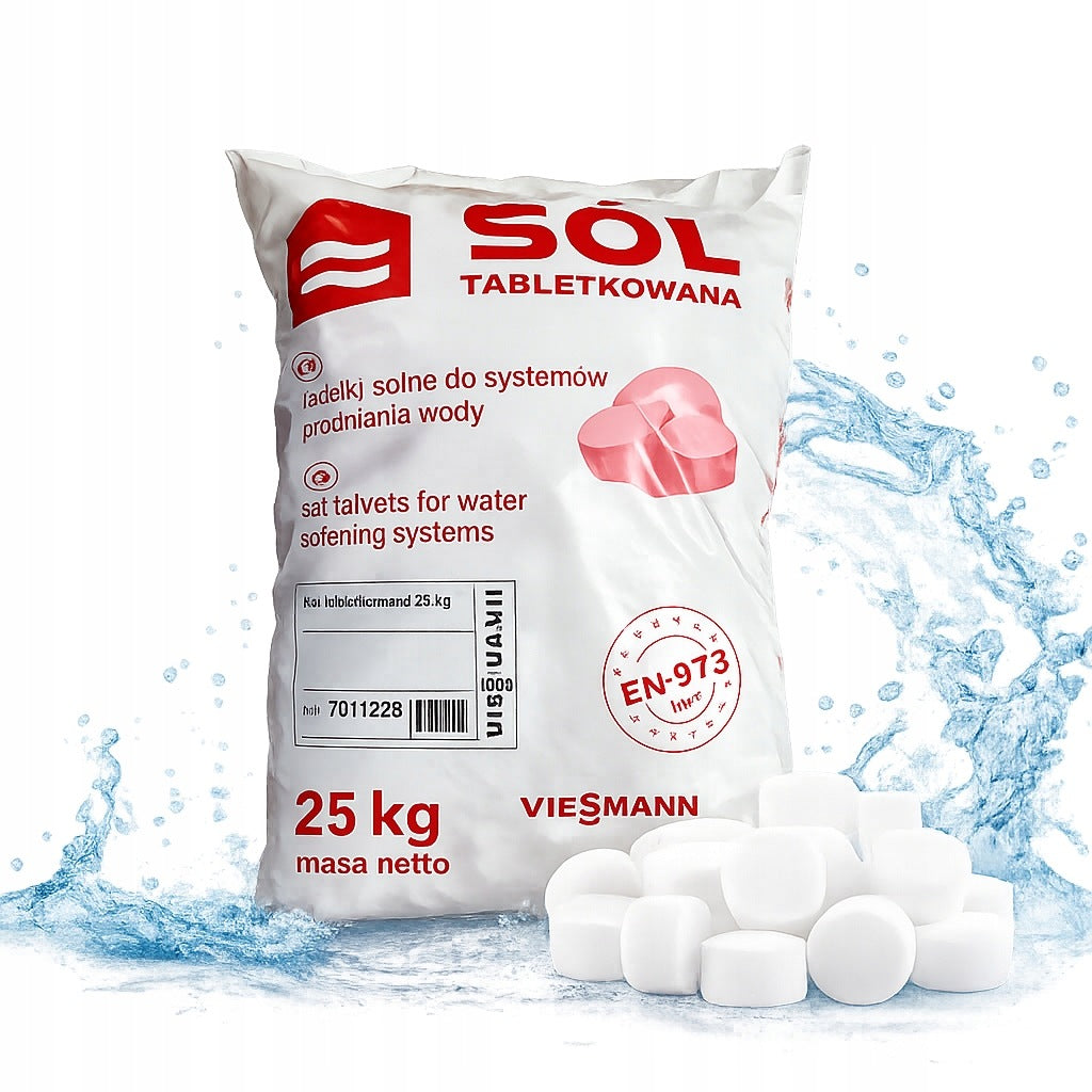 Tablet salt 25kg regenerative Viessmann for water softeners