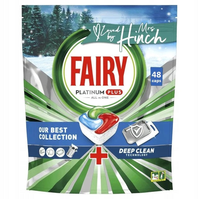 Tablets Cubes Dishwasher Capsules Fairy 48pcs Effective Gloss Protection