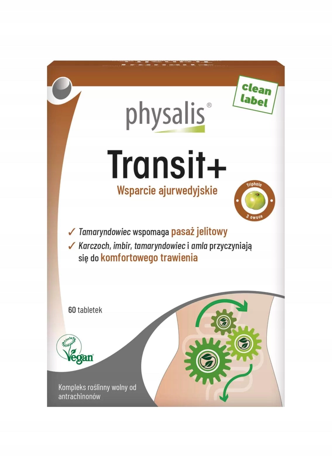 Tablets FOR Intestinal Labor Support (transit+) 60 Pcs. - Physalis