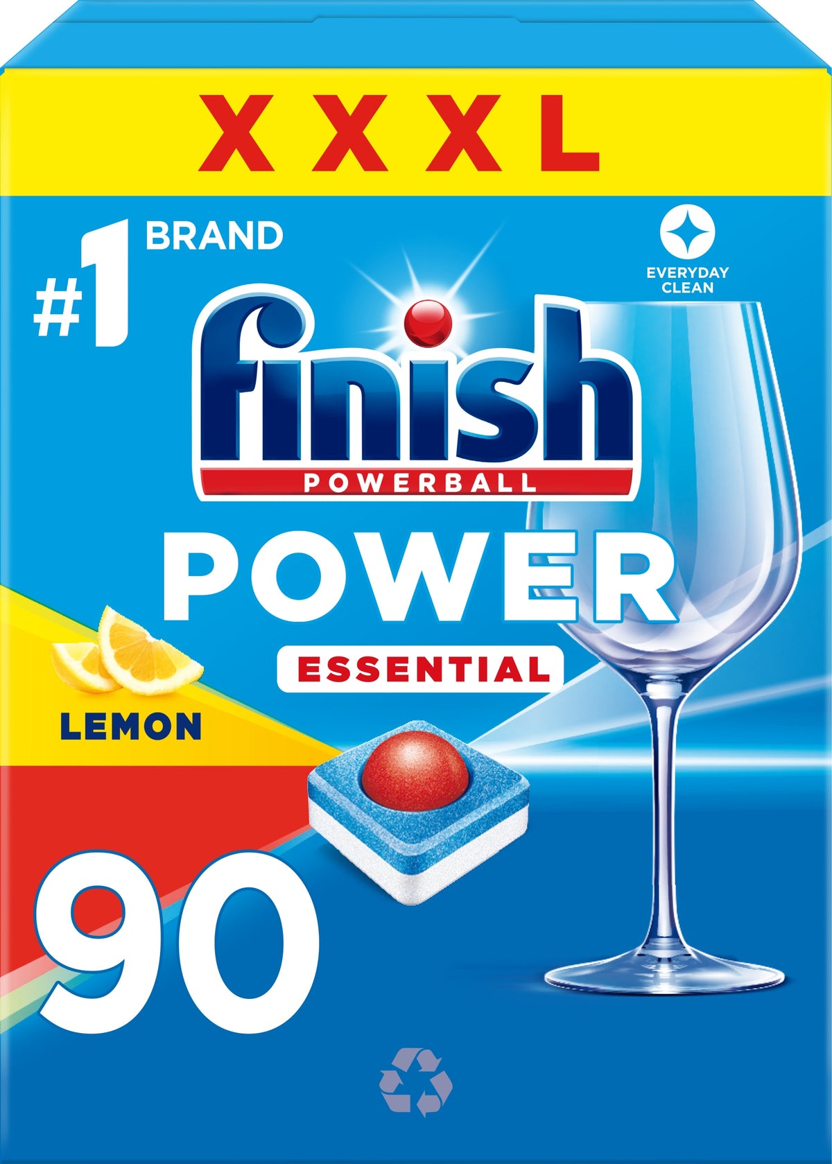 Tablets Finish Power Essential lemon 180 pieces
