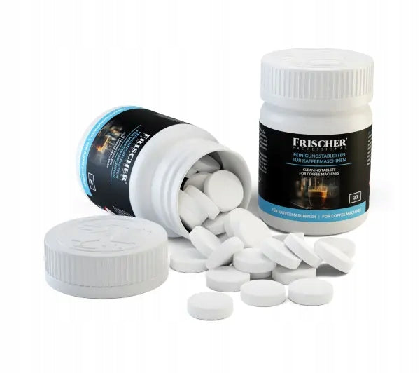 Tablets for cleaning the coffee machine milk fat Frischer 30 pieces Packaging status original