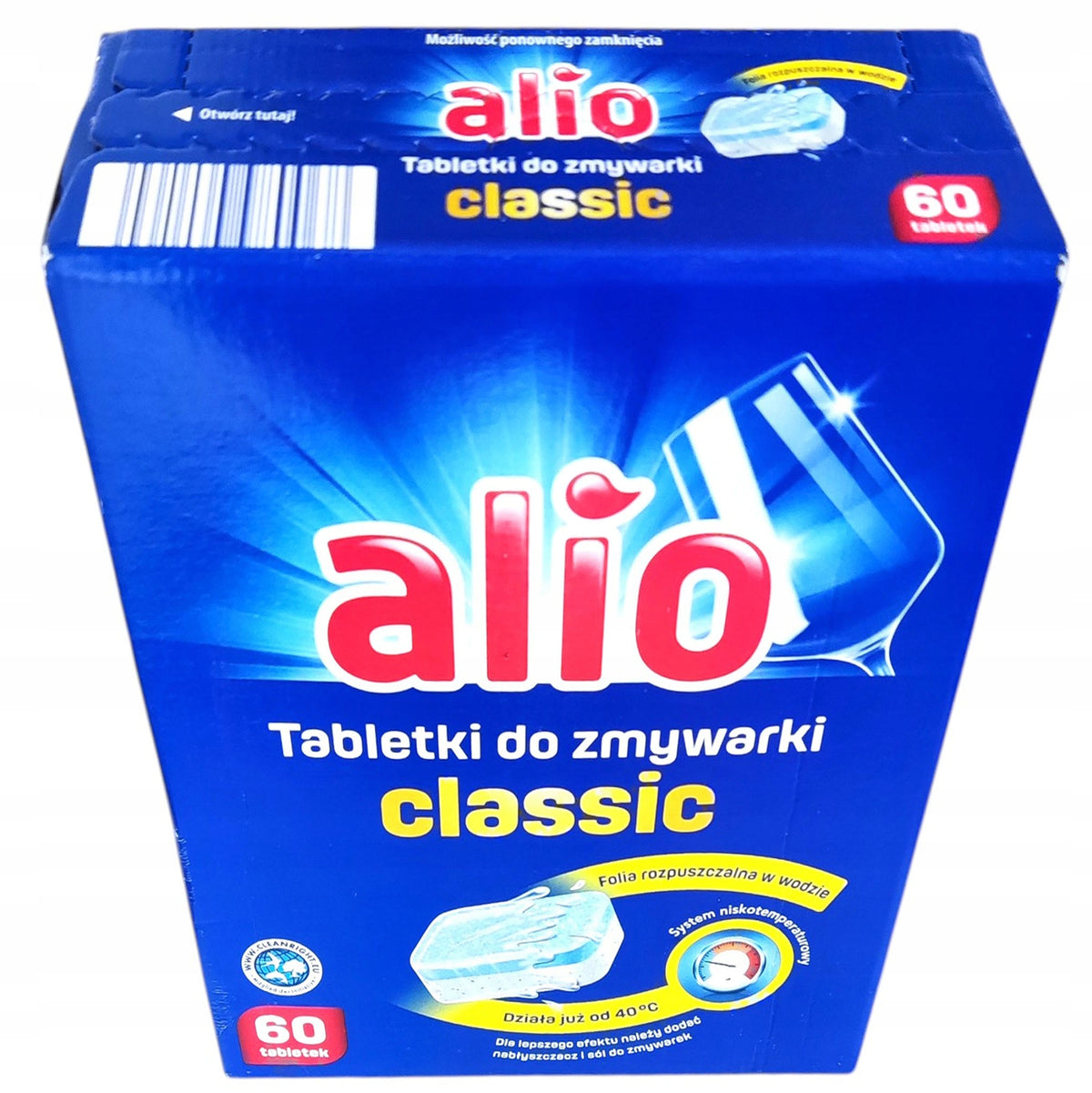 Tablets in foil classic for dishwasher capsules 60 pieces ALIO Classic EAN (GTIN) 05903111010003