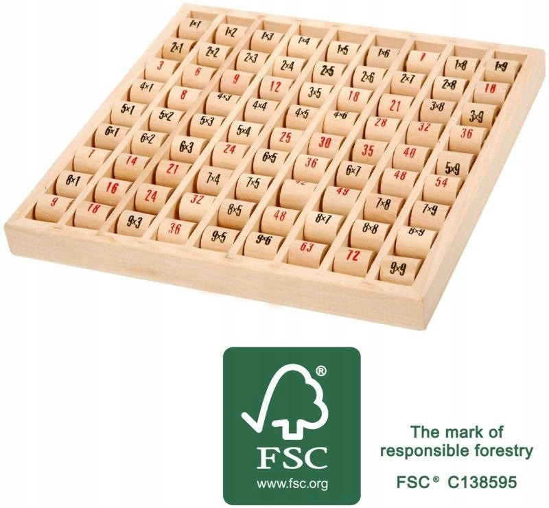 Small Foot Holz-Multiplikationstisch 