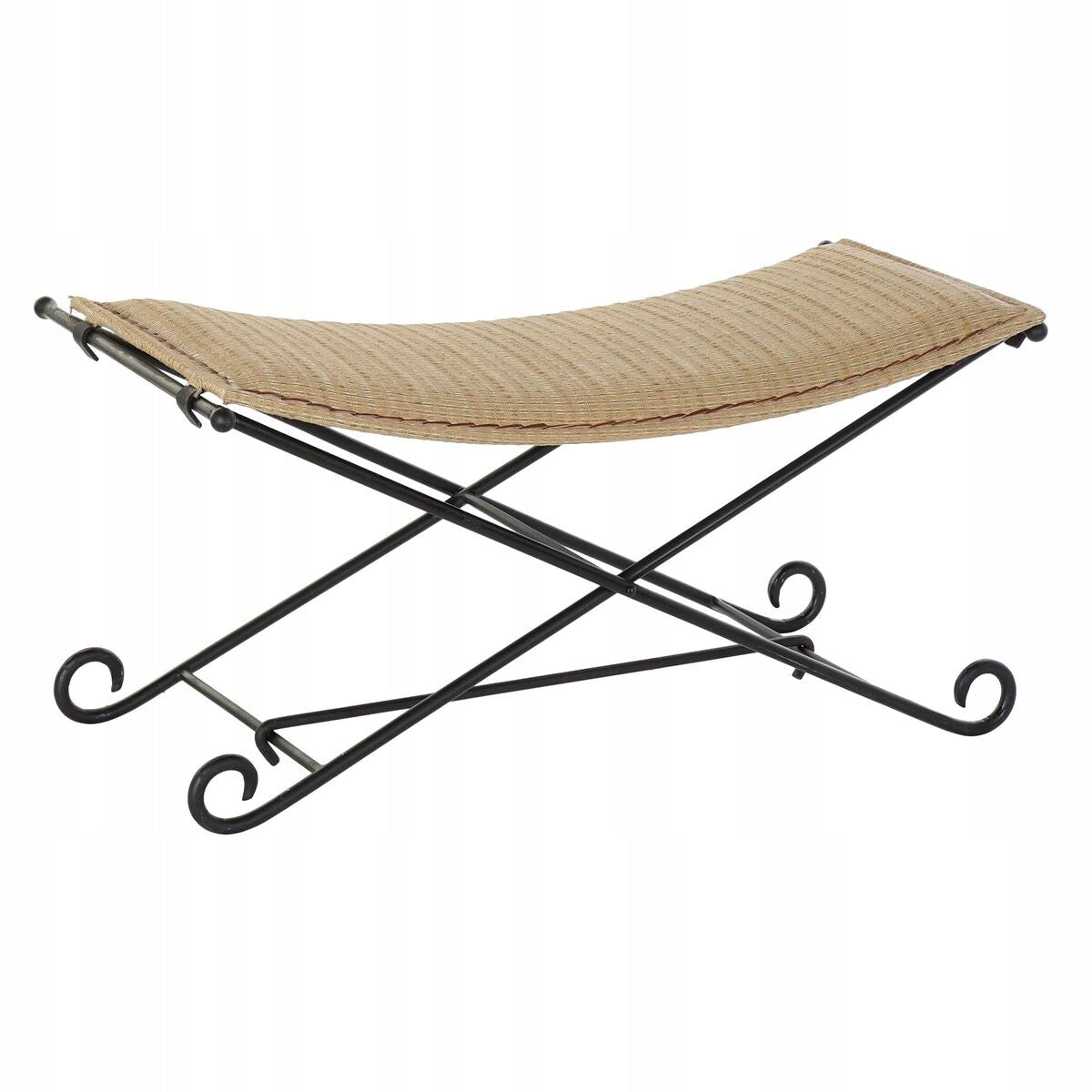 Sitzpuff DKD Home Decor, schwarz 