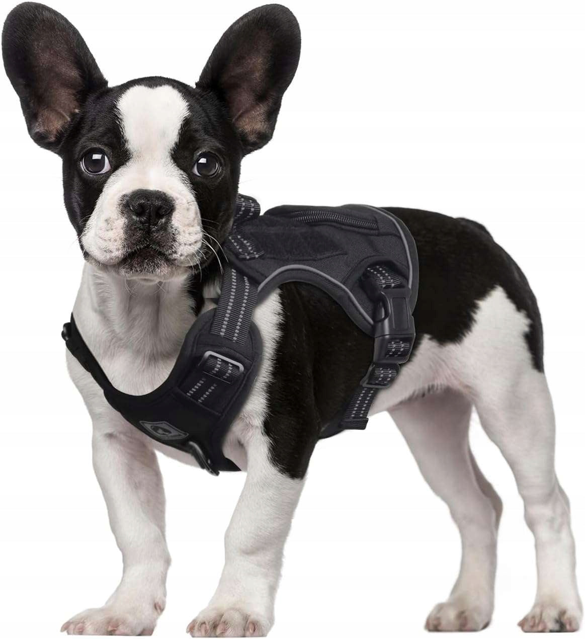Tactical Dog Harness with Reflective Harness Black M