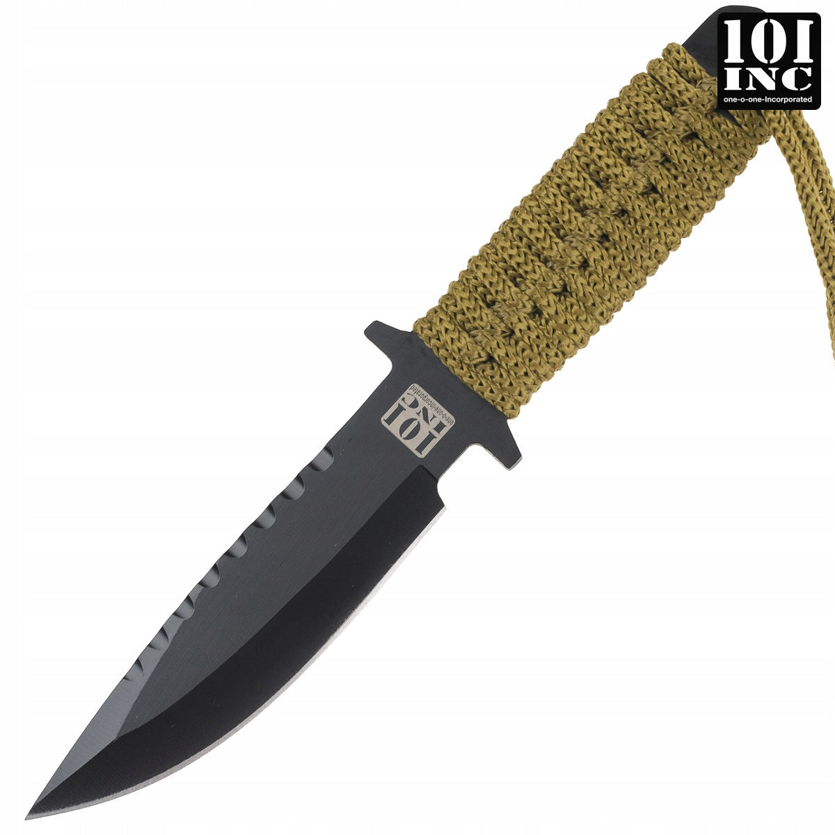 Tactical Knife 101Inc COMBAT KNIFE RECON 7” Full-Tang, Drop-Point OLIVE Manufacturer code 455460