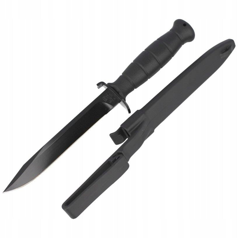 Tactical Military Survival Military Knife Glock Clip-Point FM78 Black