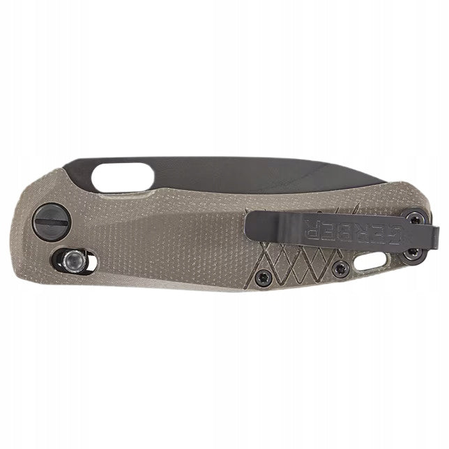 Tactical folding knife Gerber Scout drop point Brand Gerber