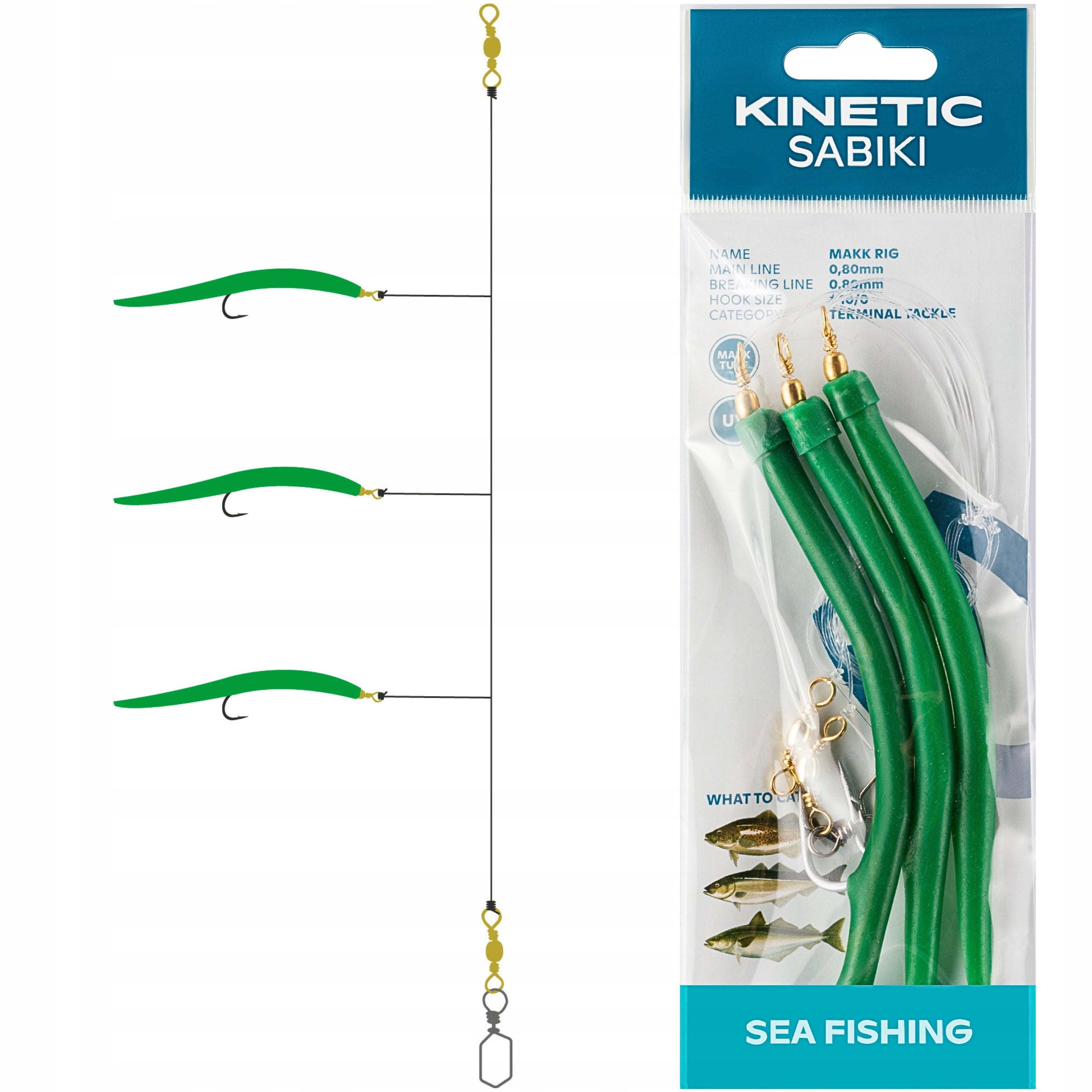 Tag Lures Peppers Rubber for Cod Halibut Norway 10/0 Set