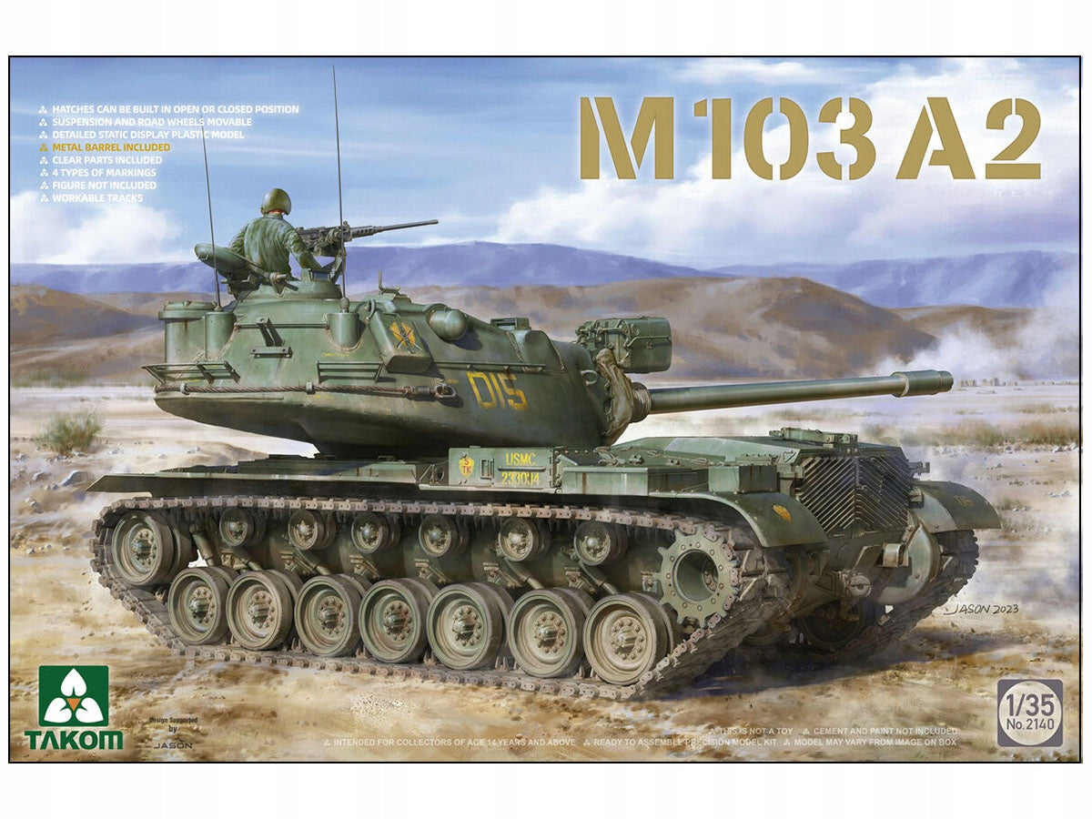 Zusammengebautes Modell Takom M103A2, 1/35, 2140 