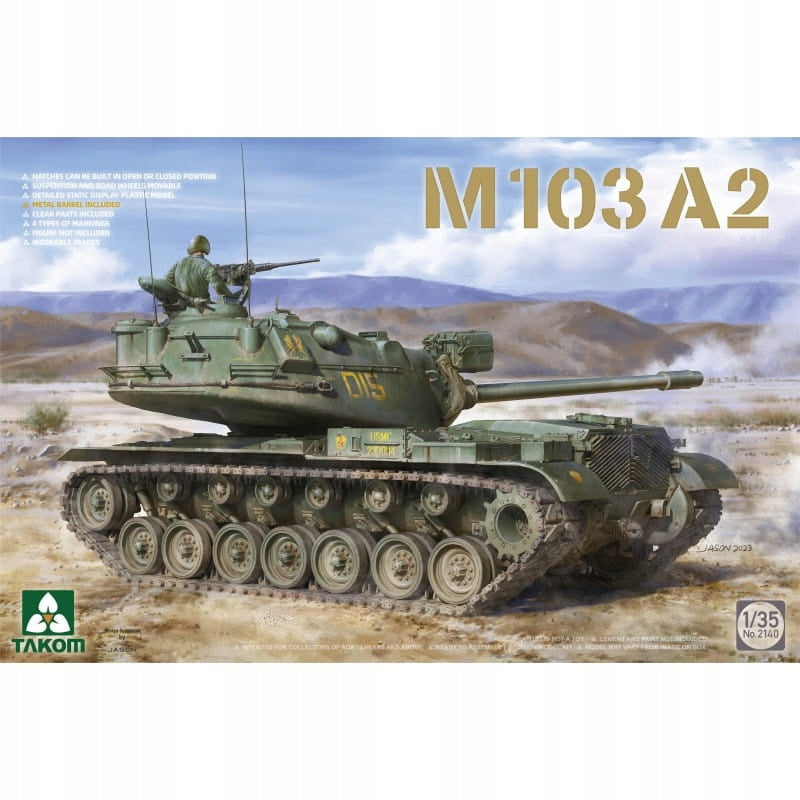 Zusammengebautes Modell Takom M103A2, 1/35, 2140 