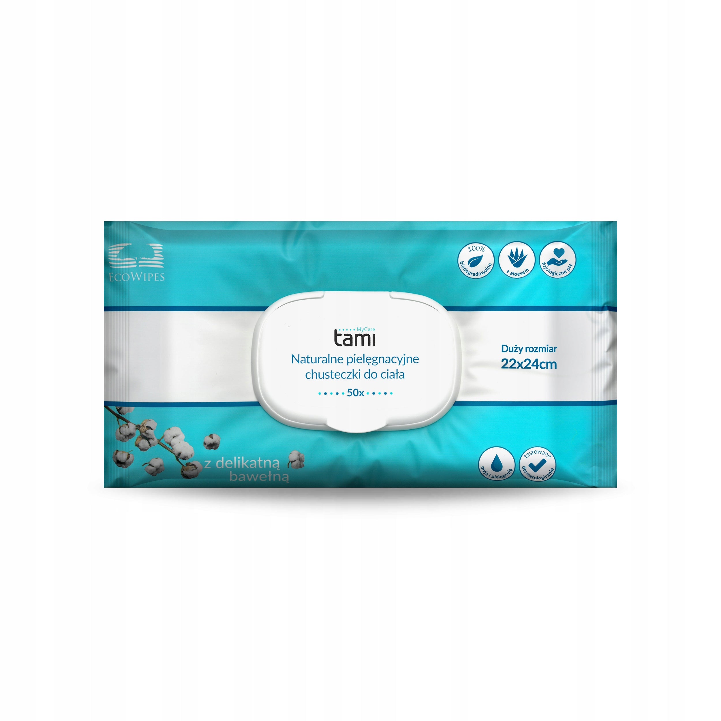 Tami My Care natural body wipes 50 pieces
