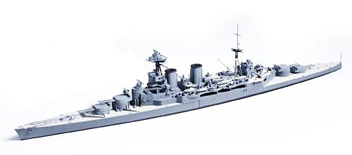 Konstruktorius Tamiya - Waterline Series British Battle Cruiser Hood & E Class Destroyer, 1/700, 31806