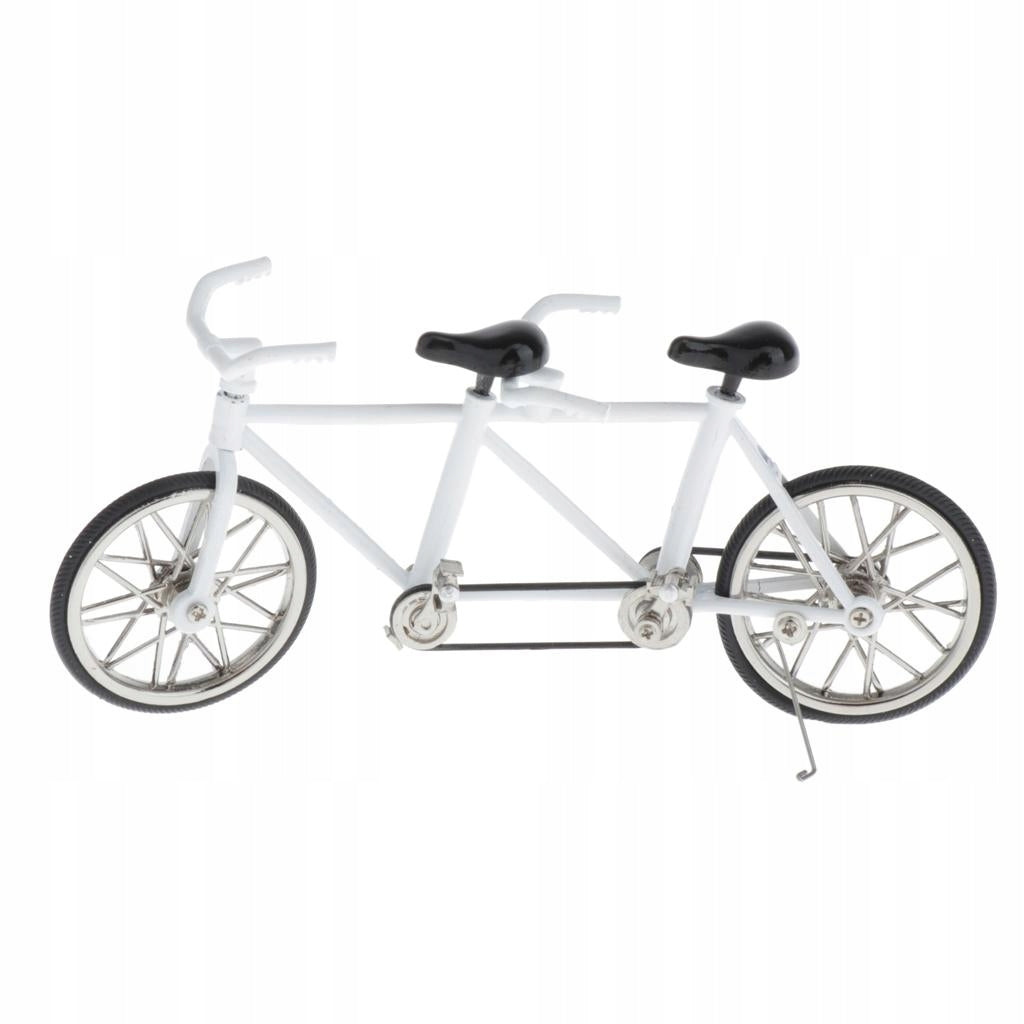 Tandem Bike Bicycle Model Home Workplace Office Decoration White Packaging status original