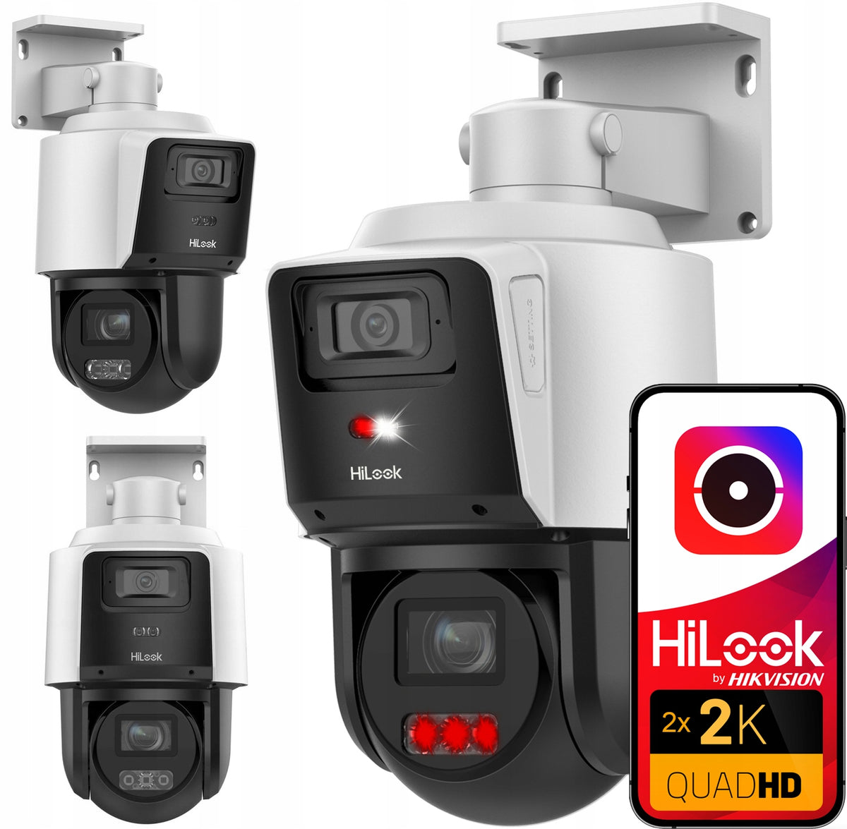 TandemVu 8Mpx (4MP+4MP) HiLook by Hikvision Darkfighter