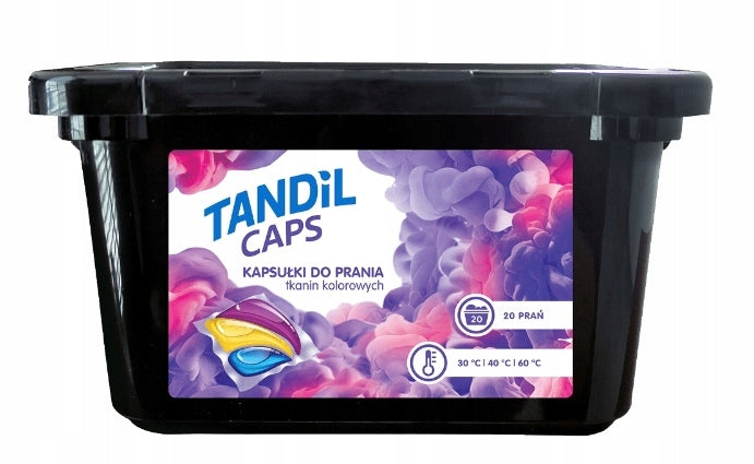 Tandil Caps Coloured Fabric Washing Capsules 20 Pack