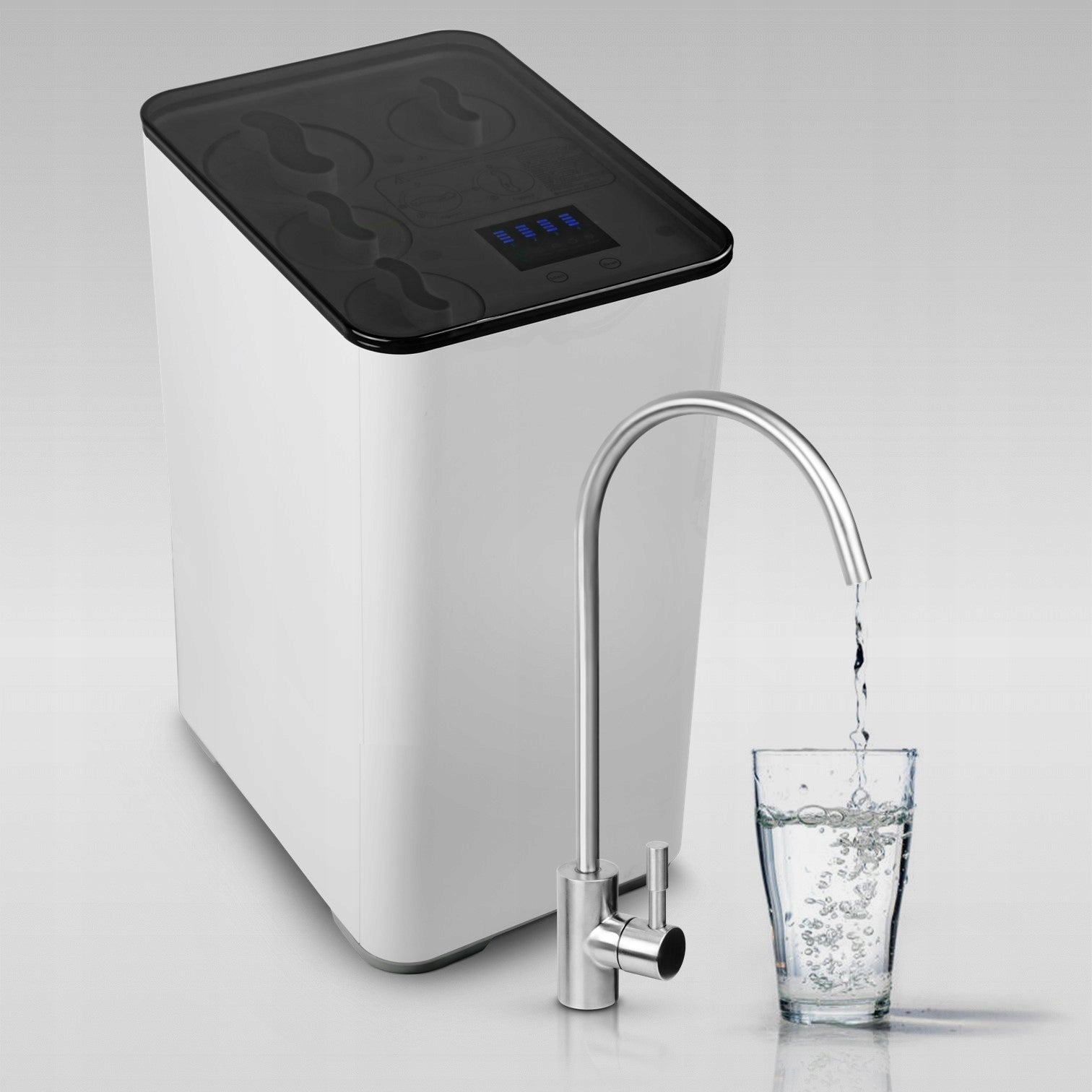 Tankless Reverse Osmosis Filter with SmartPure Water Pump wodaRO 600GPD Packaging status original