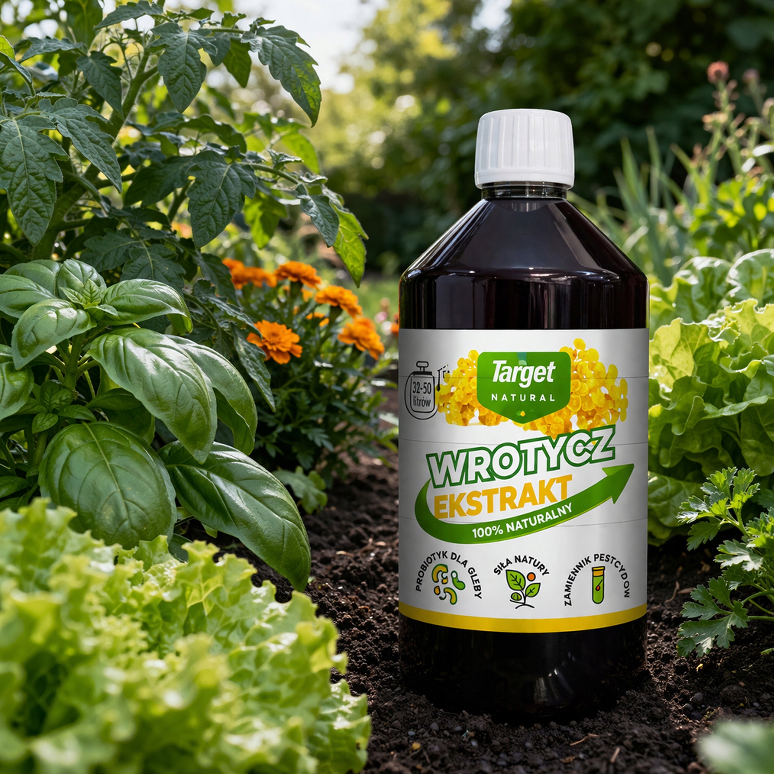 Tansy for shoots nematodes swelling wireworms natural extract TARGET 1L Manufacturer code target wrotycz probiotyk gleby pędraki 1l