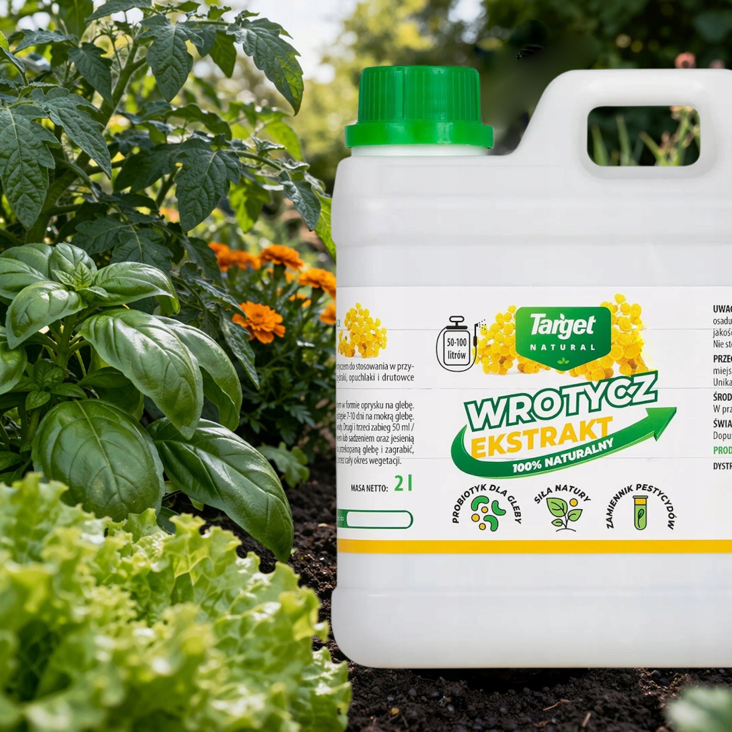 Tansy for shoots nematodes swelling wireworms natural extract TARGET 2L Manufacturer code target wrotycz ekstrakt oprysk pędraki 2l