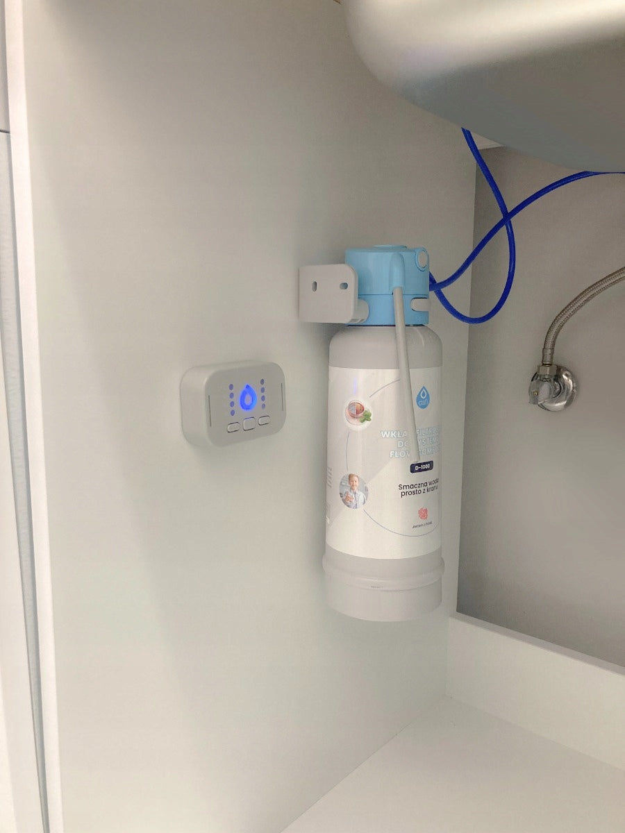 Tap Water Filter System Starter Kit Dafi Flow Comfort D1 Manufacturer code F.FR.FIL.POD.Z.REG.NIEZ.BEZ.BAT