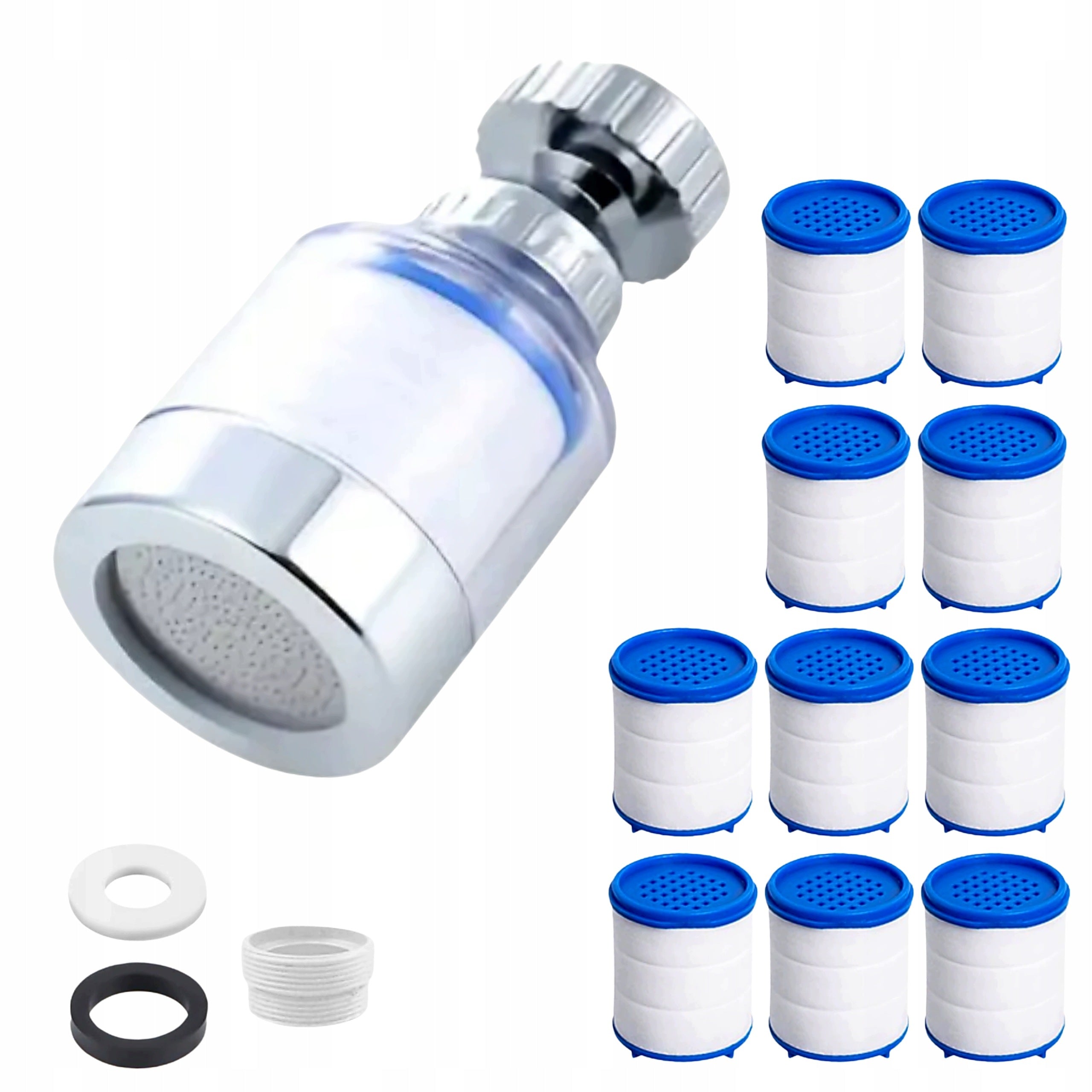 Tap Winding Filter 10 Cartridges Water Saving Kitchen