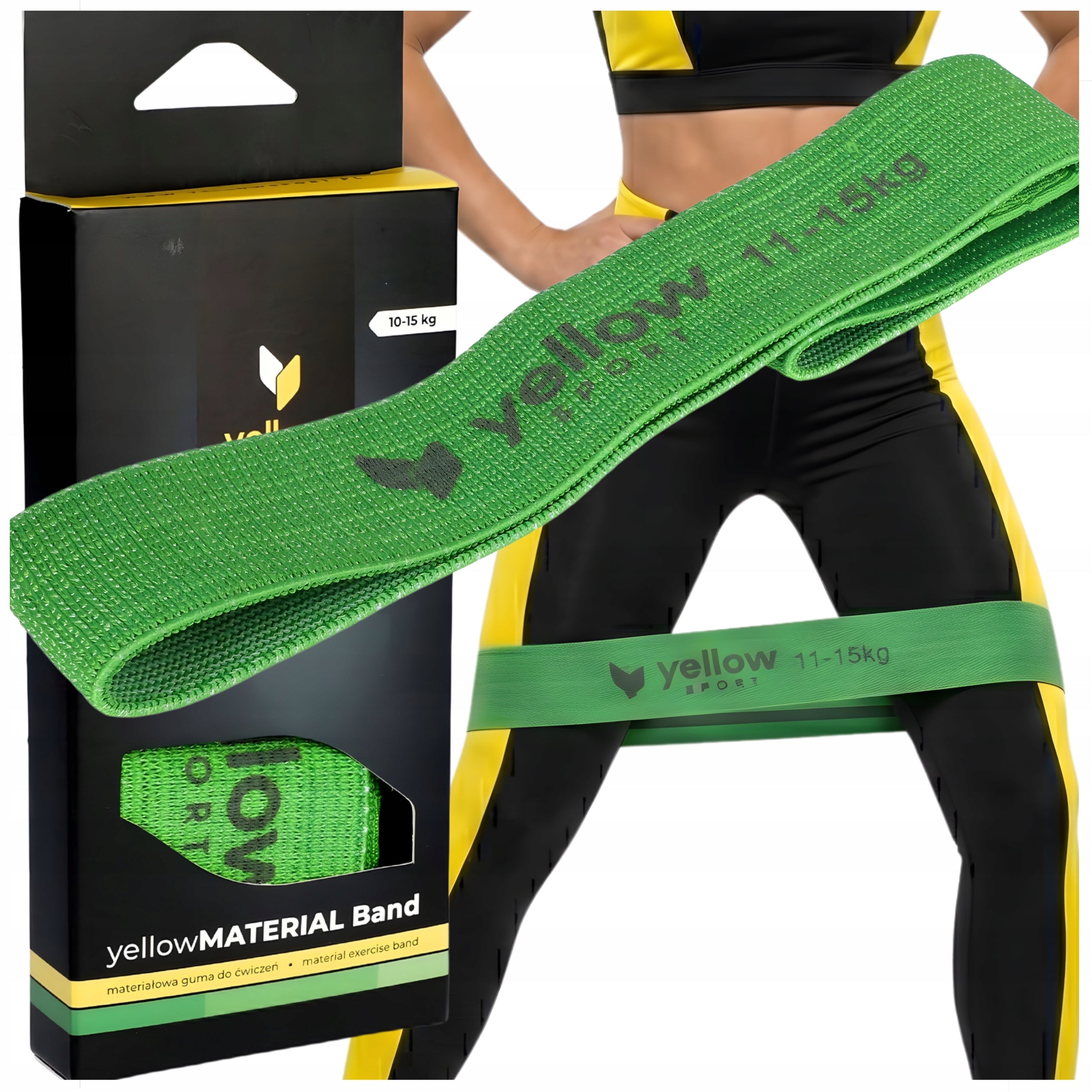 Tape Material Loop For Exercise Fitness Resistance Power 11-15 kg