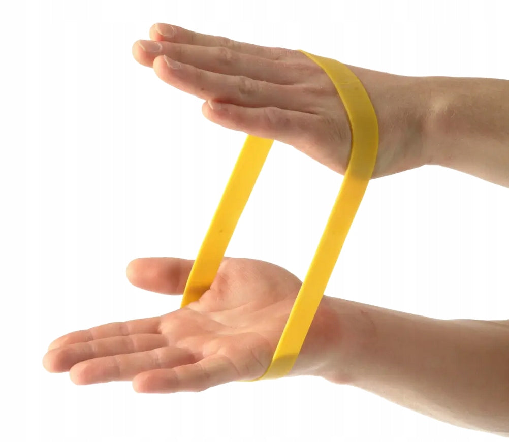 Tape exercise rubber expander band for hands Color red