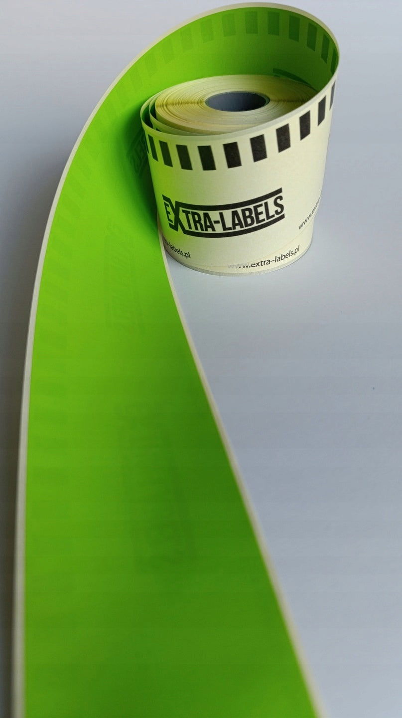 Tape for Brother QL 62mm GREEN as DK22205