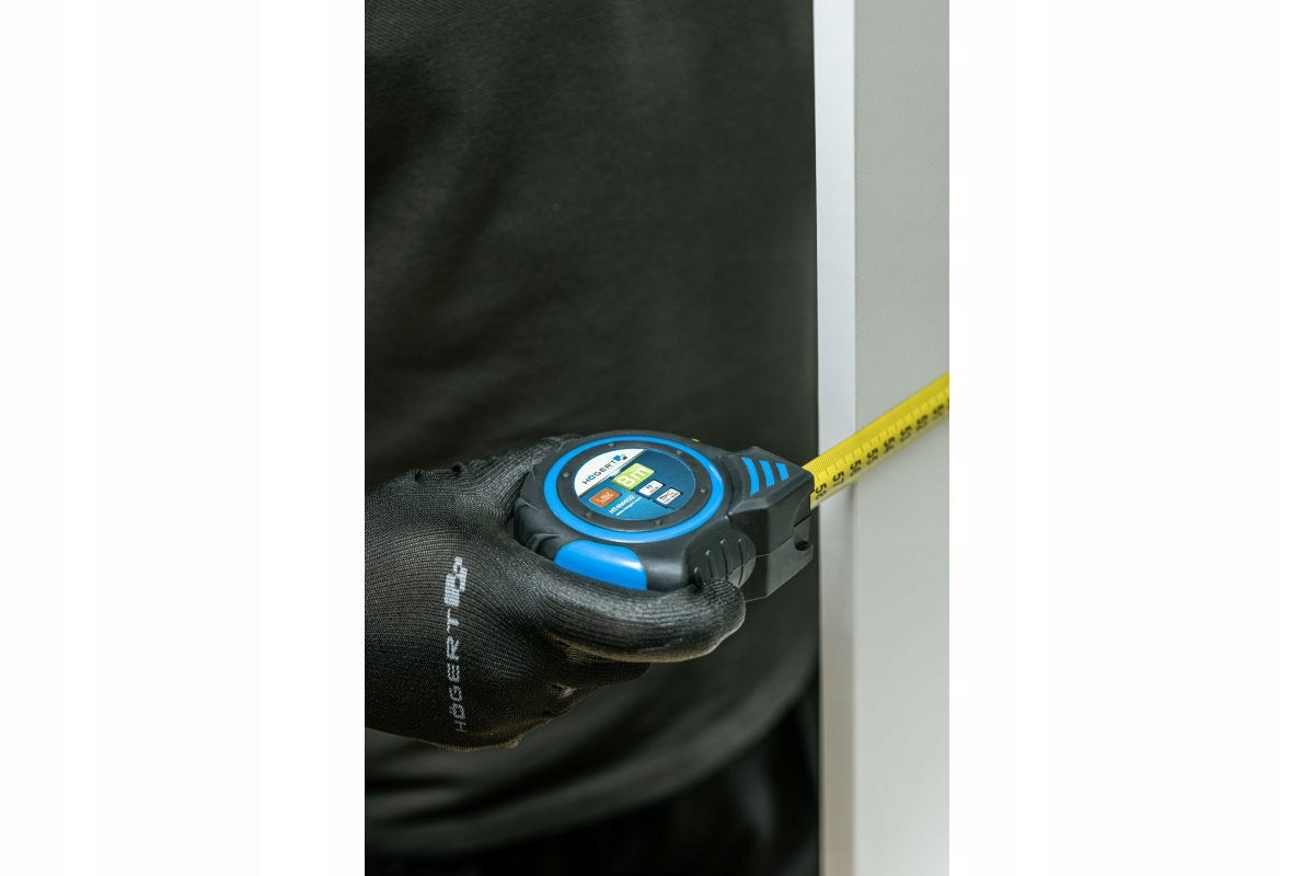 Tape measure 8m 25mm auto alloy nylon magnet Batteries included no