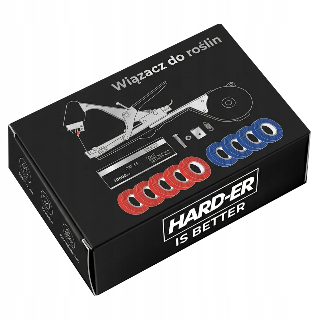 Tapener Garden Stapler Nursery For Plant Binding Hard-er Tape Brand no brand