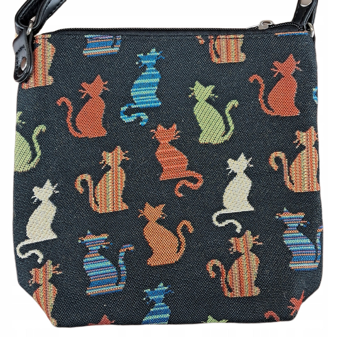 Tapestry bag - pattern cats