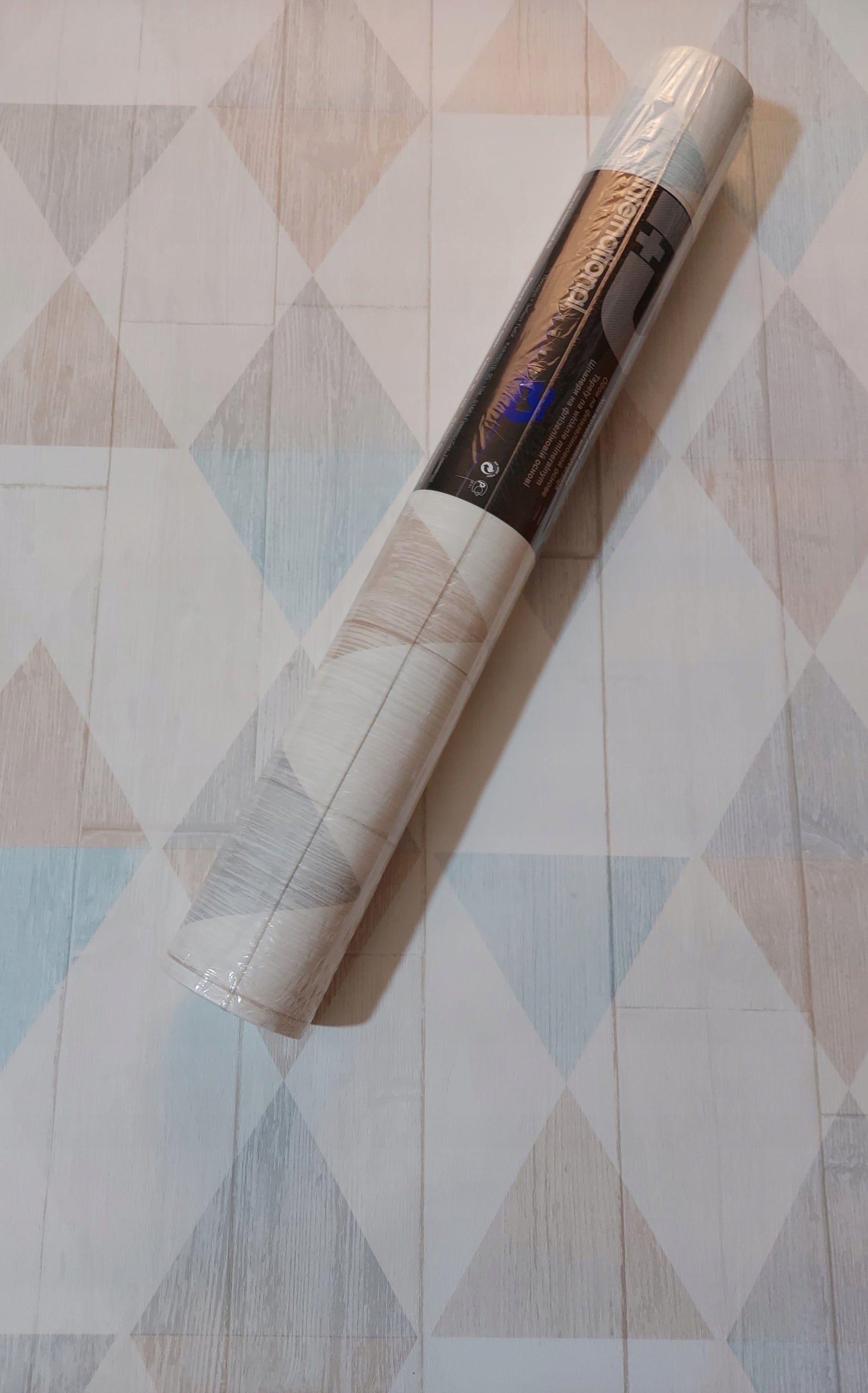 Tapetai Dutch Wallcoverings, smėlio spalvos, medienos, rombai