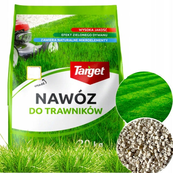 Target Fertilizer for grass lawns with microelements dense green grass 20 kg