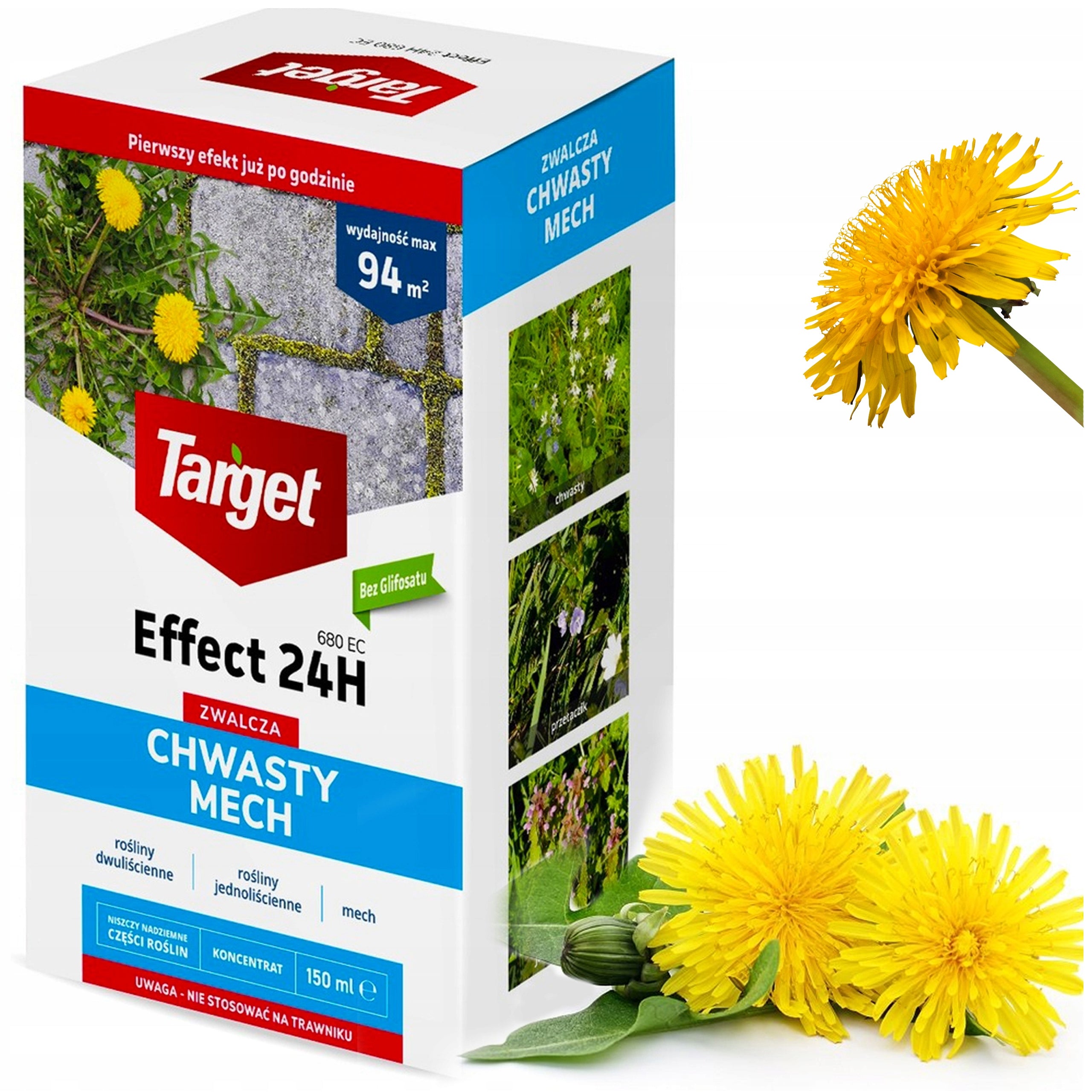 Target for weeds moss effect 24h organic without glyphosate 150ml