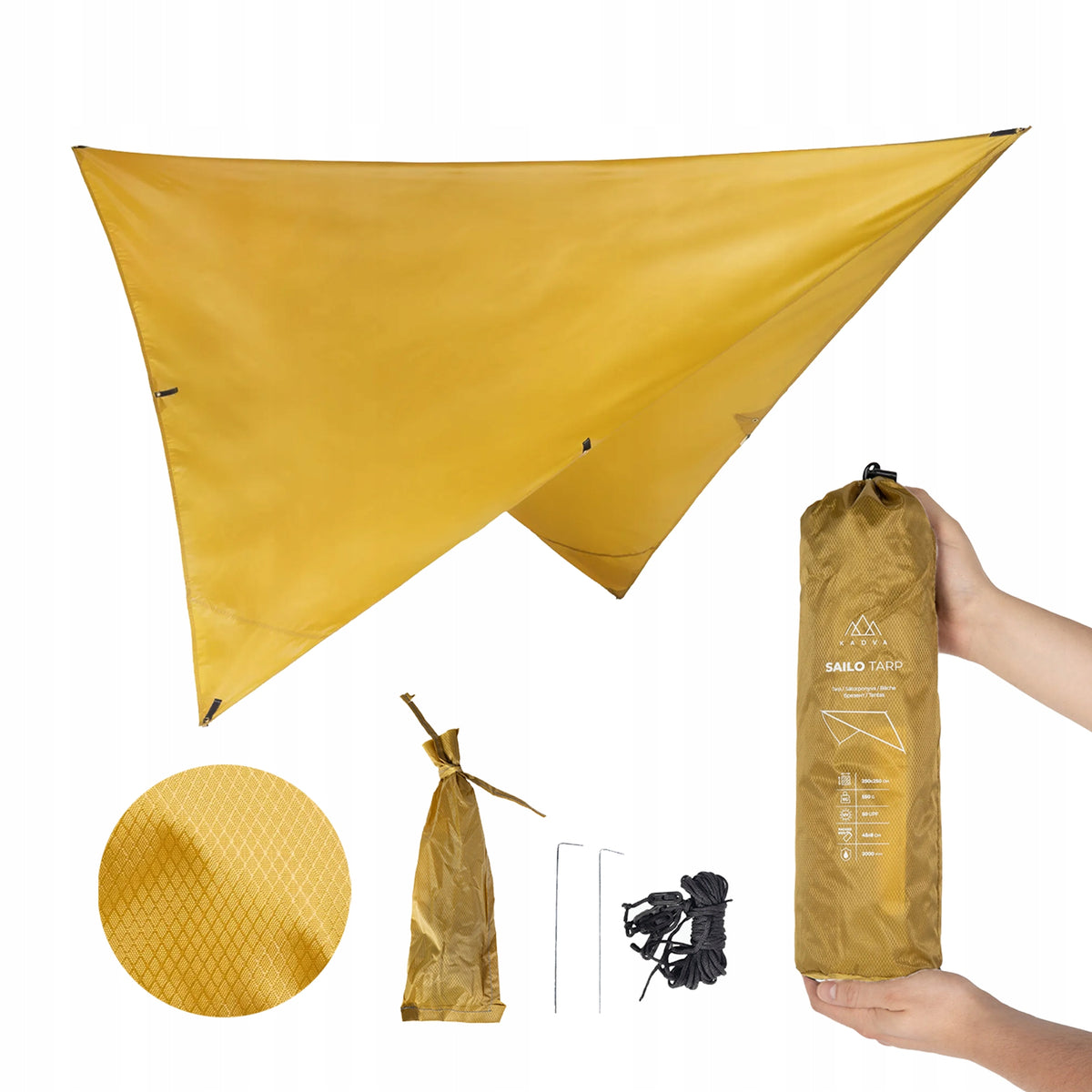 Tarp KADVA Sailo Tarp brown OS STRENGTH Radiation Protection