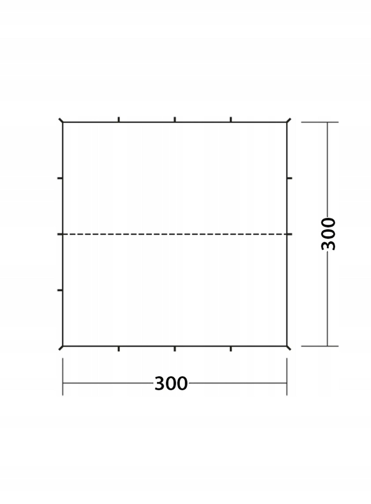Tarp Robens 3 x 3 m Exp - blue Manufacturer code 5709388144959