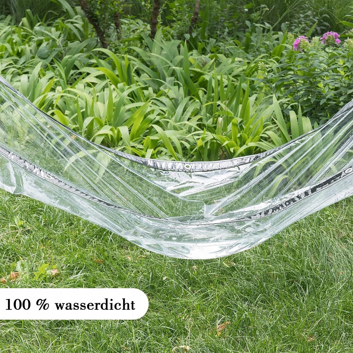 Tarpaulin 260/m² PVC with eyelets Transparent Manufacturer code 4dd4554892445