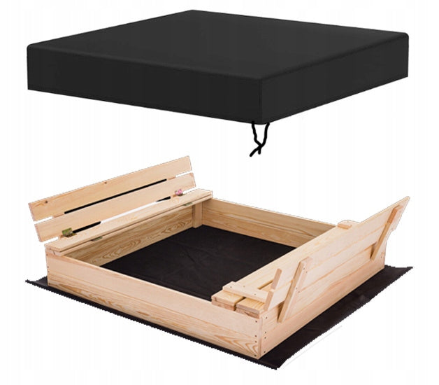 Tarpaulin cover for sandboxes 120x120x16