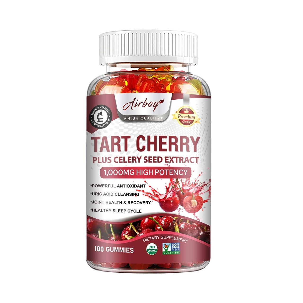 Tart Cherry - Celery Seeds - Relieves joint and muscle fatigue, supports...