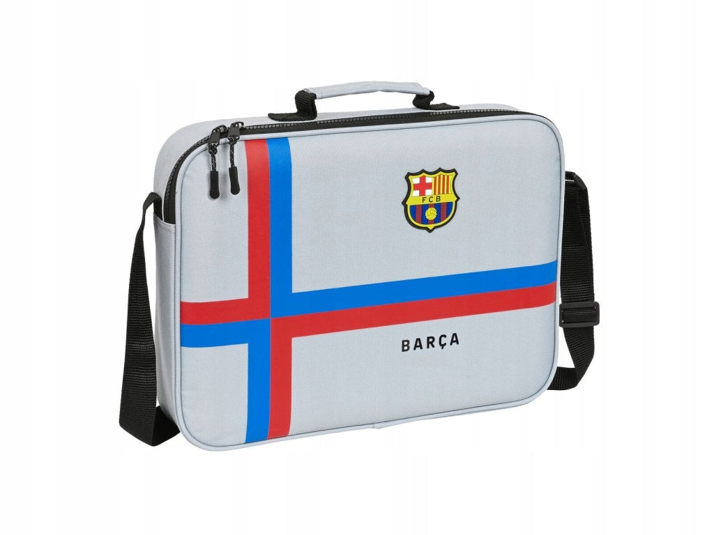 Taška přes rameno FC Barcelona Šedá (38 x 28 x 6 cm)