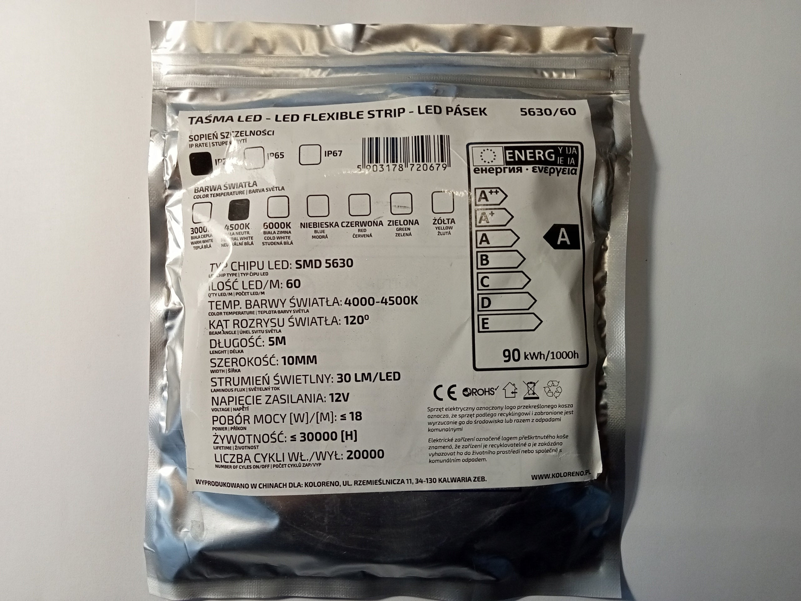 LED-Streifen Elstar, 5 m 