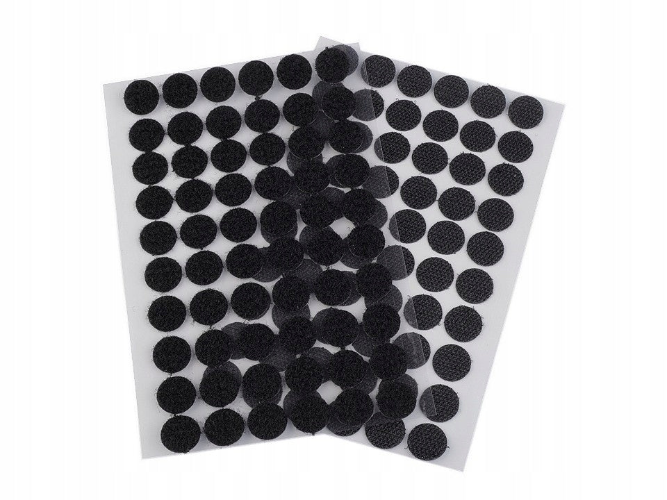 Befestigungselemente 15mm Scheiben schwarz, 60 Stk 