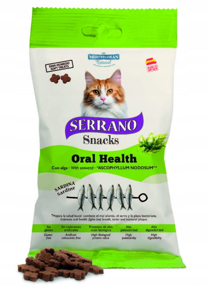 Taste Reward Soft for Cat SERRANO Snacks CATS ORAL With Sardine 50g