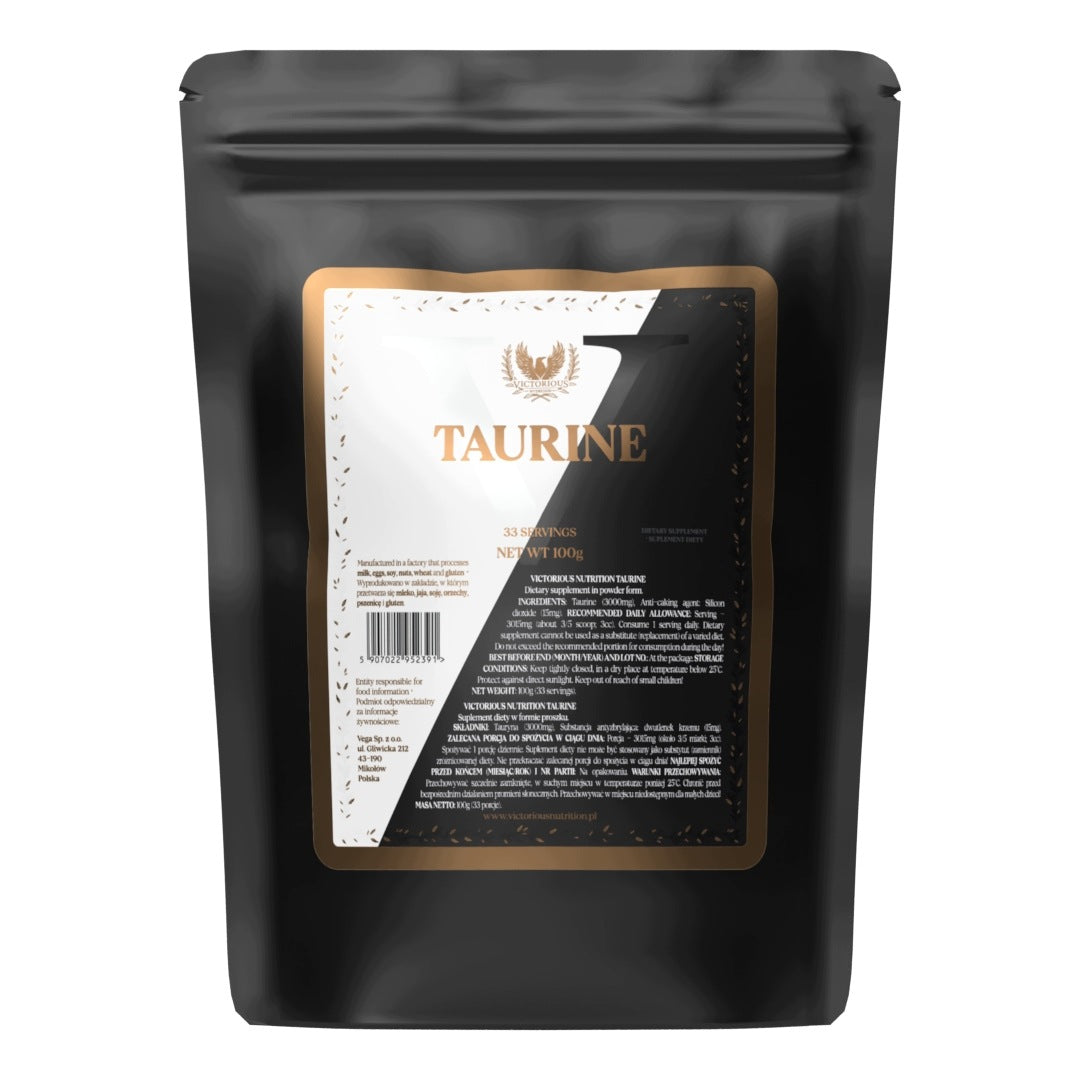 Taurine 100g Powder Taurine Natural VIctorious