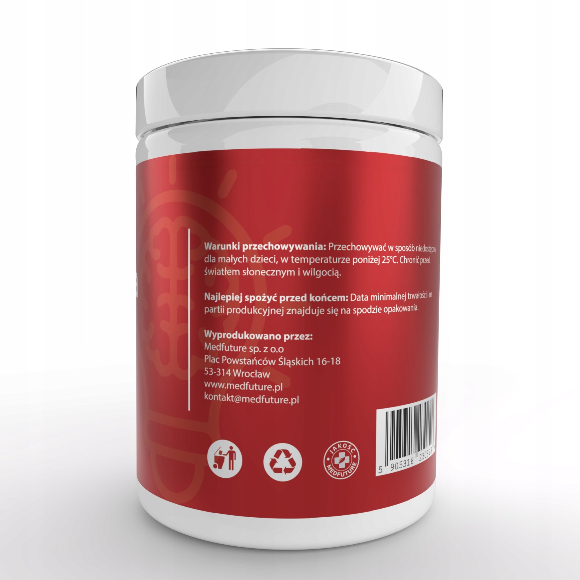 Taurine (Taurine) 500 g 100% pure - Amino acids REGENERATION PERFORMANCE Manufacturer code Tauryna (taurine) - 500 g