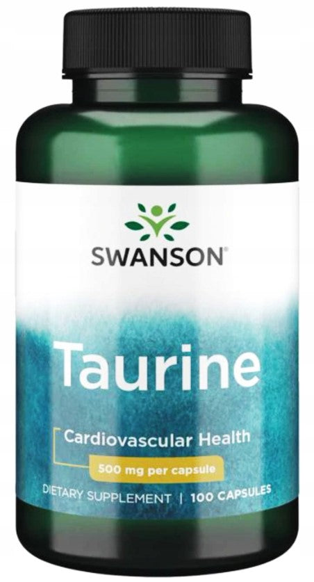 Taurine - Taurine 500mg 100 kaps Swanson Neurotransmitter