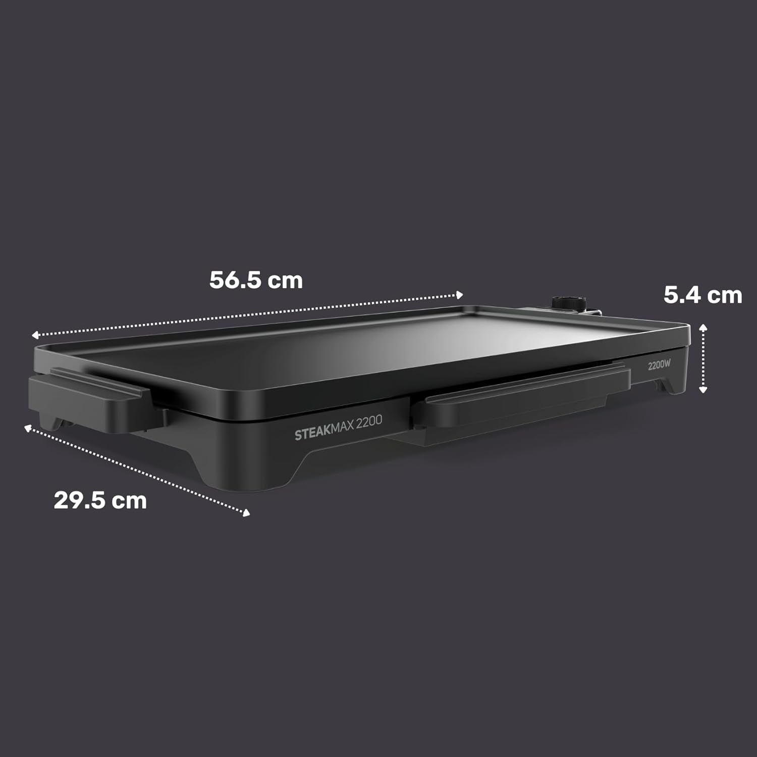 Taurus Steakmax 2200 electric grill 2200W 49x27cm non-stick tray Model Grill