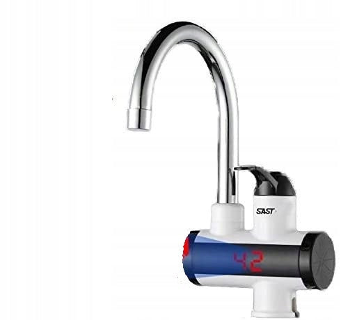 Tavalax Black Flow Water Heater with Display